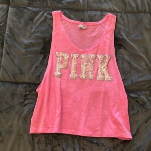 Victoria’s Secret PINK sequin tank top